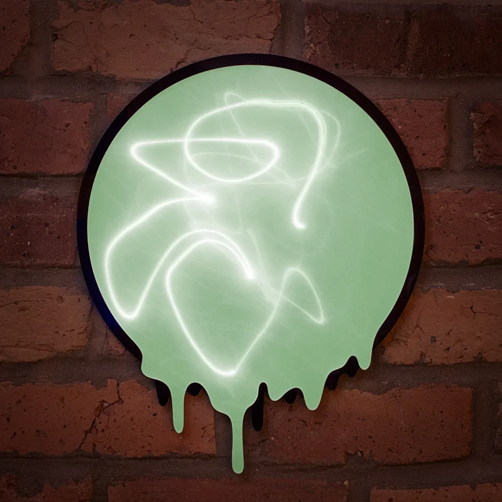Aidan Lincoln Fowler Glow Canvas LightArt Laser LightSculpture
