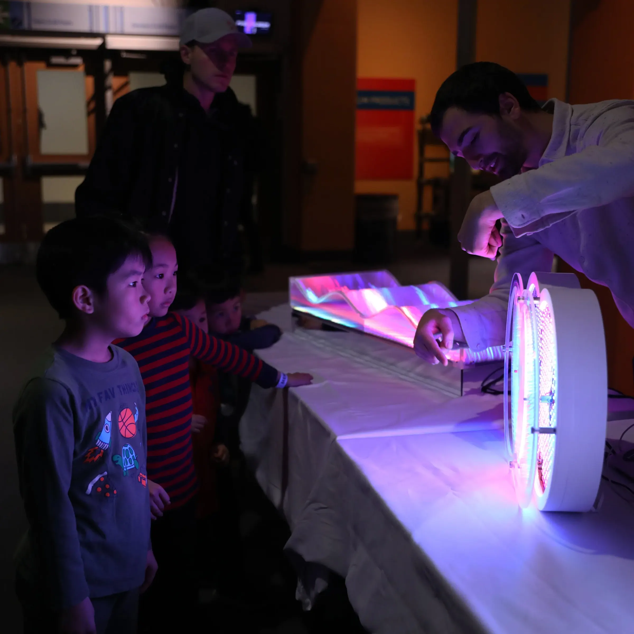 Displaying Lenticular Portals At The Liberty Science Center