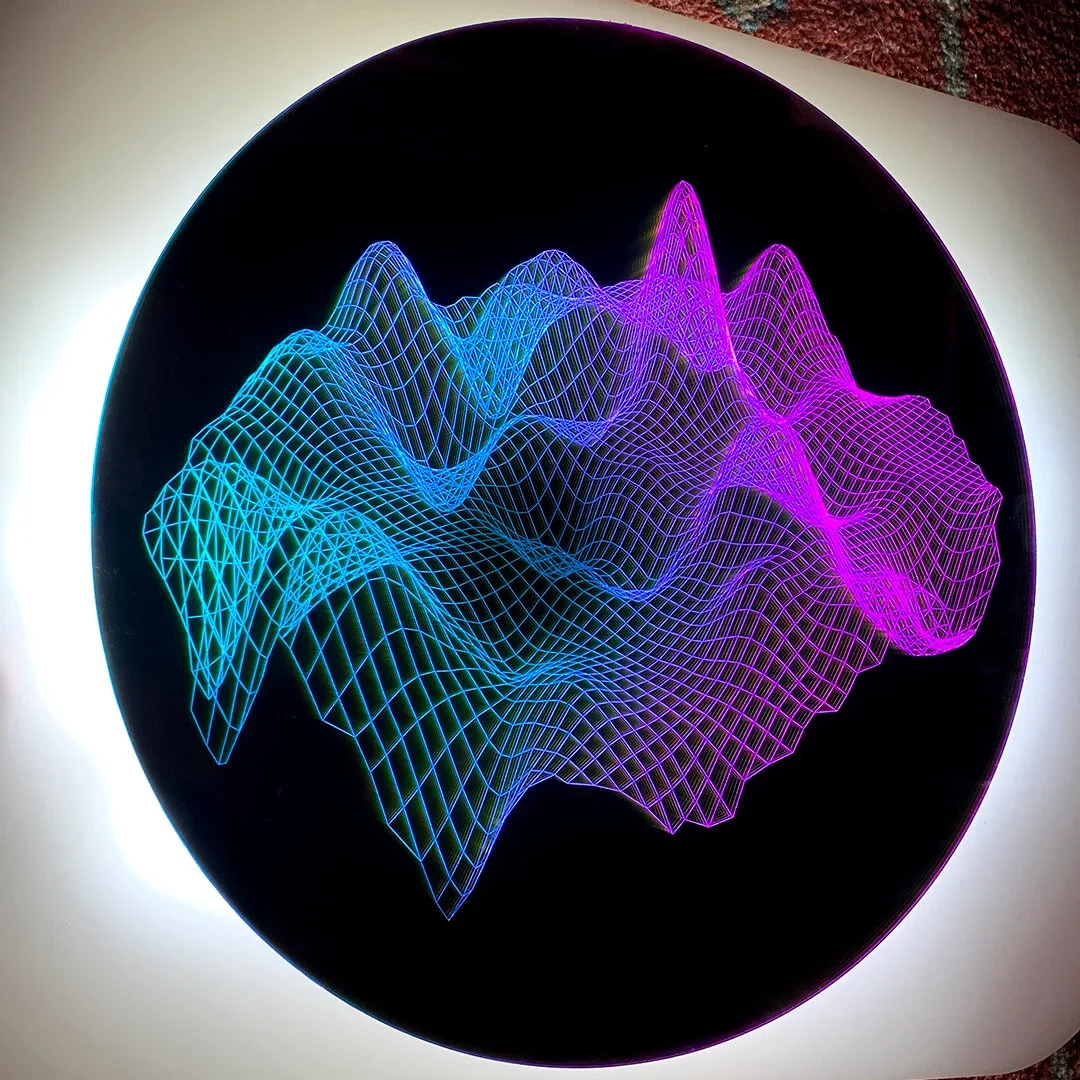 Aidan Lincoln Dichroic Infinity Mirror Laser Touchdesigner Light Sculpture