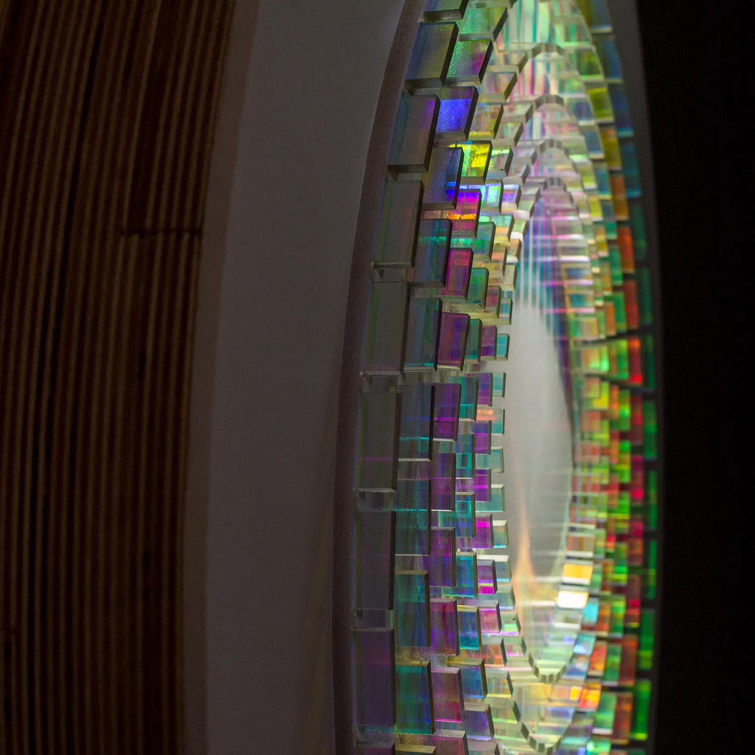 Dichroic Incidence: Concentric Close Up Top