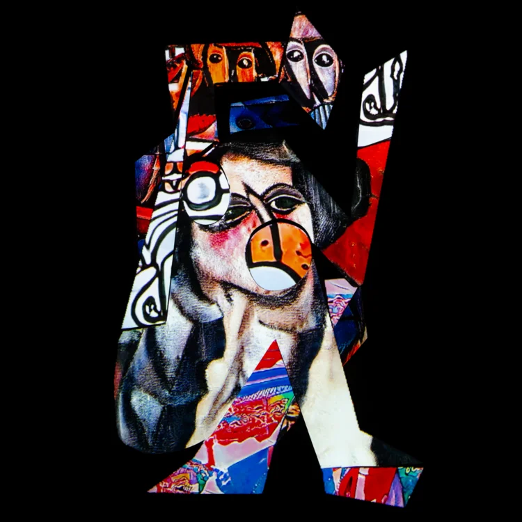 Projection-mapped cubist sculpture Picasso’s Dreams