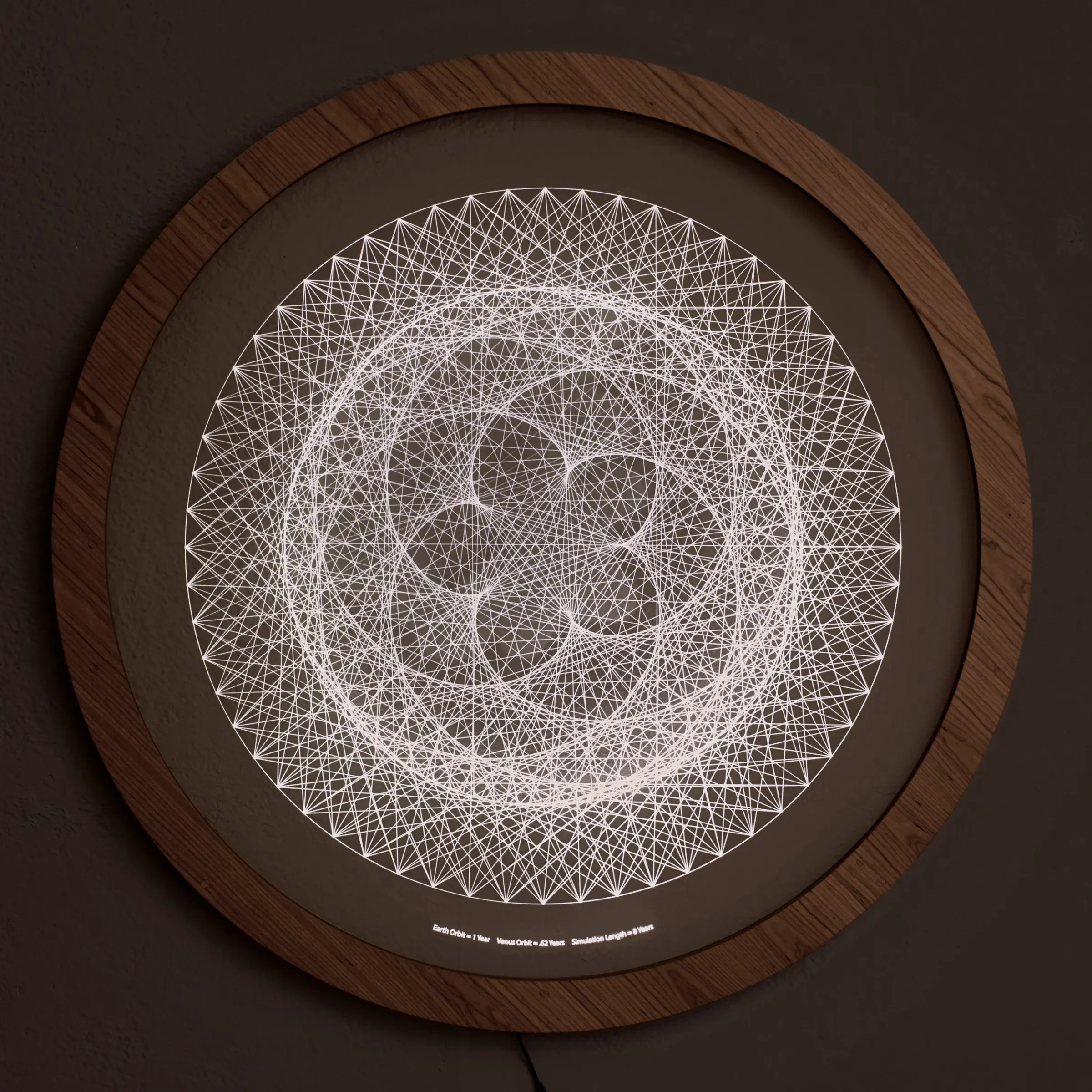 Aidan Lincoln Fowler Heavenly Forms LightArt LightSculpture Leds Processing