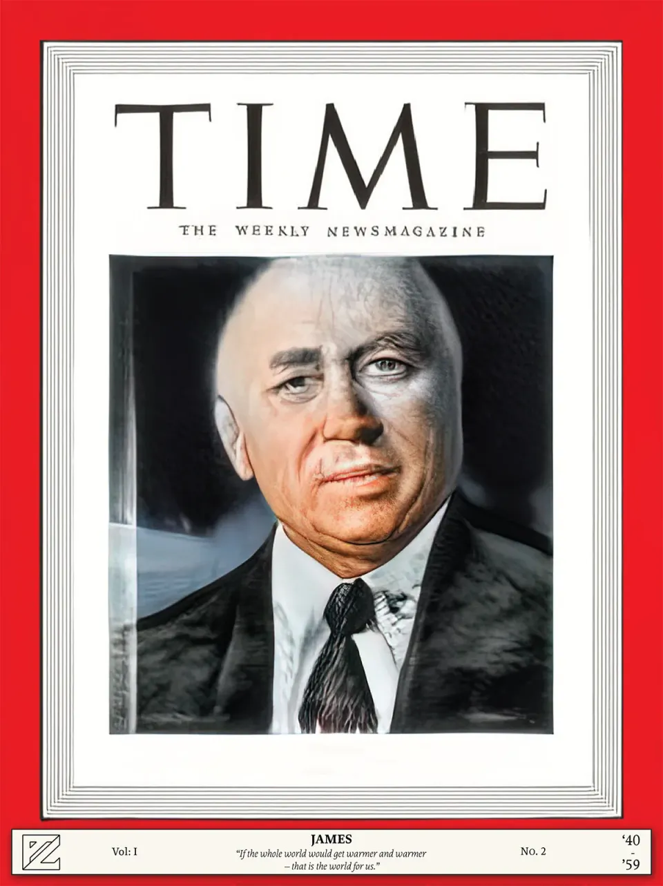 The Time Magazine Man James