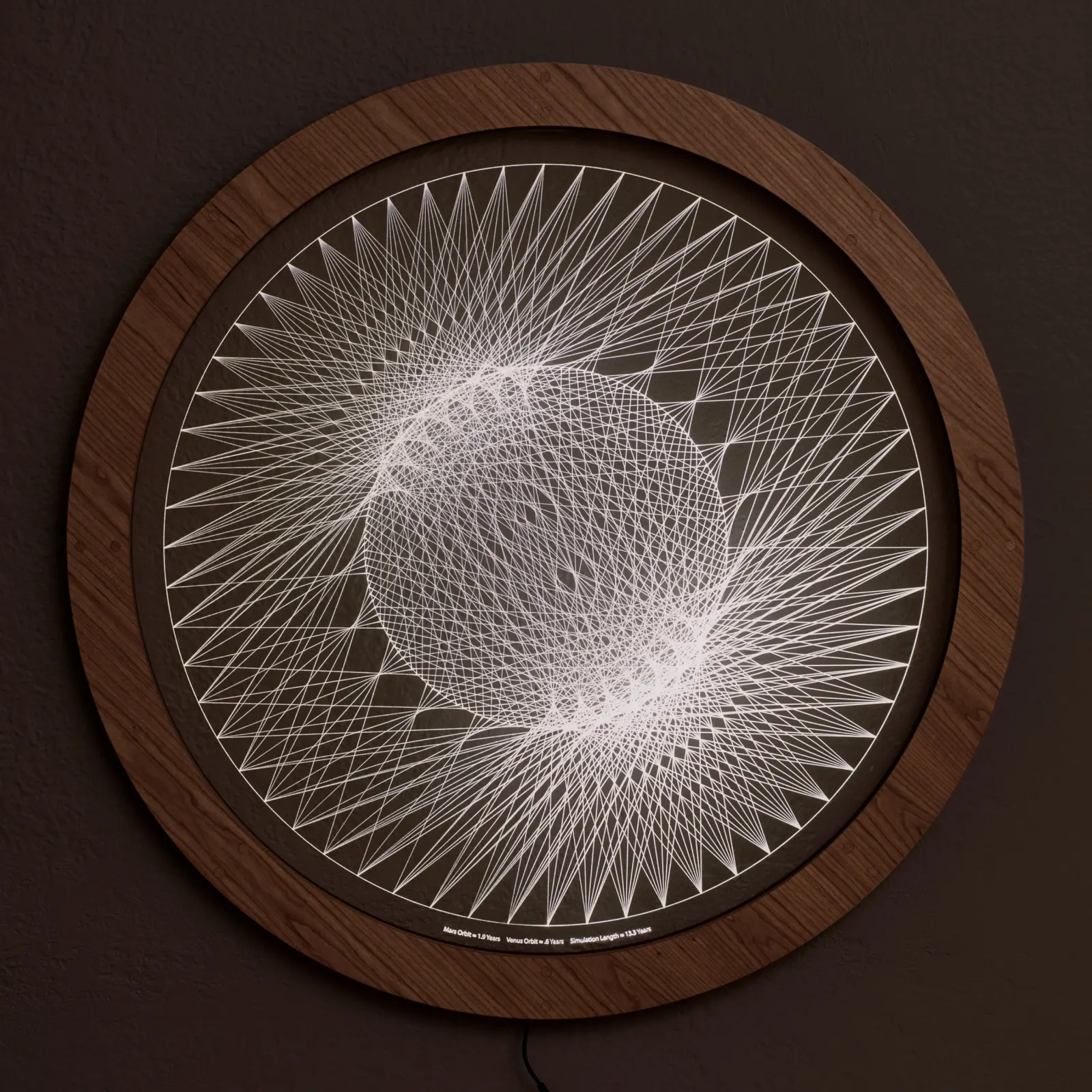 Light Sculpture, Heavenly Forms, Simulation, CNC, Aidan Lincoln Fowler, Telfair Museum