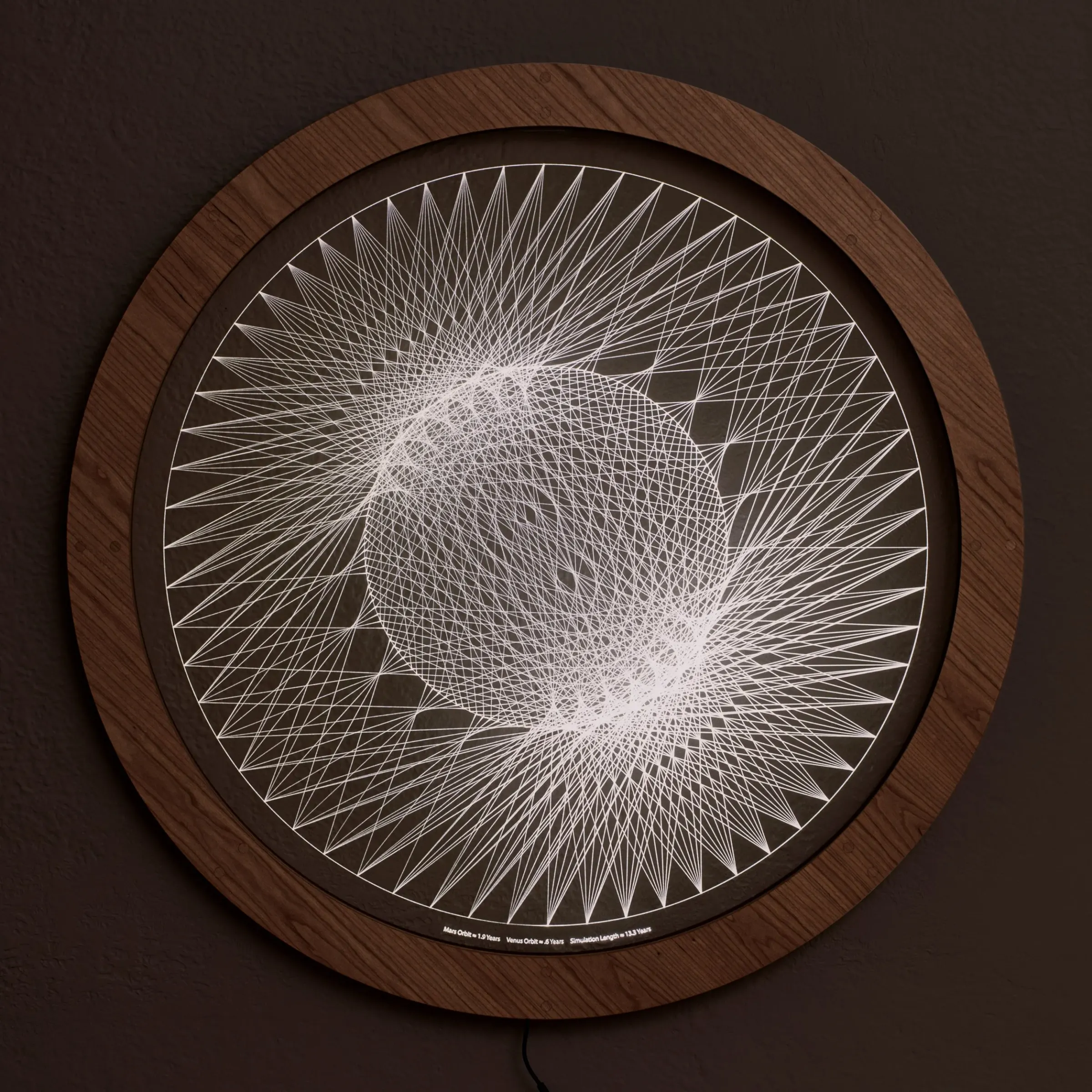 Light Sculpture, Heavenly Forms, Simulation, CNC, Aidan Lincoln Fowler, Telfair Museum