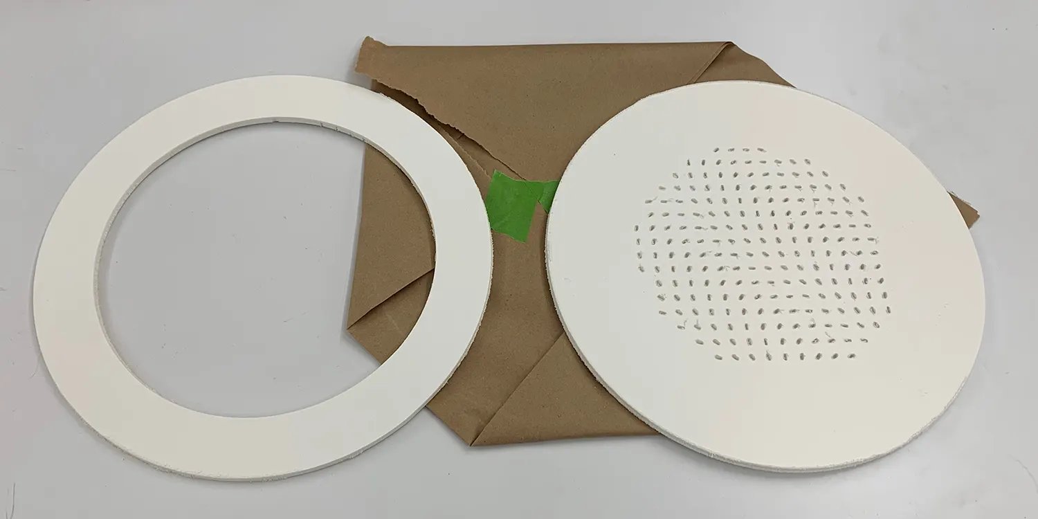 CNC'ed PVC