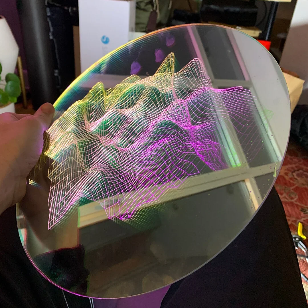 Aidan Lincoln Dichroic Infinity Mirror Laser Touchdesigner