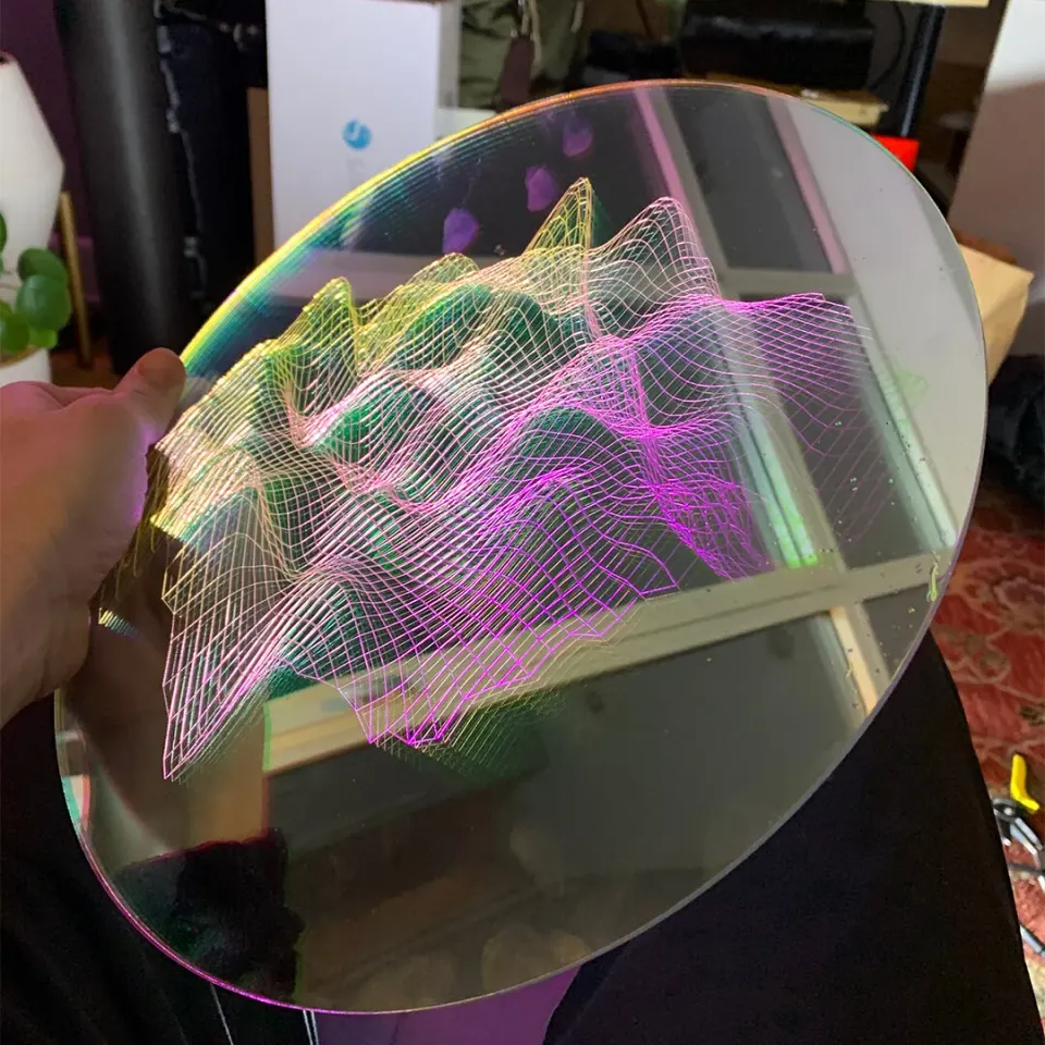 Aidan Lincoln Dichroic Infinity Mirror Laser Touchdesigner